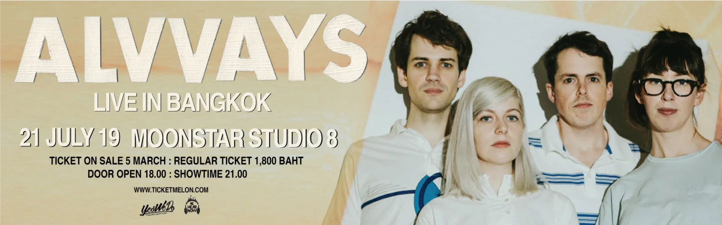 Alvvays Live in Bangkok 2019