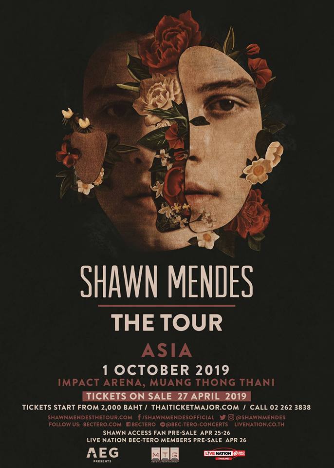 Shawn Mendes : The Tour 2019 Bangkok﻿